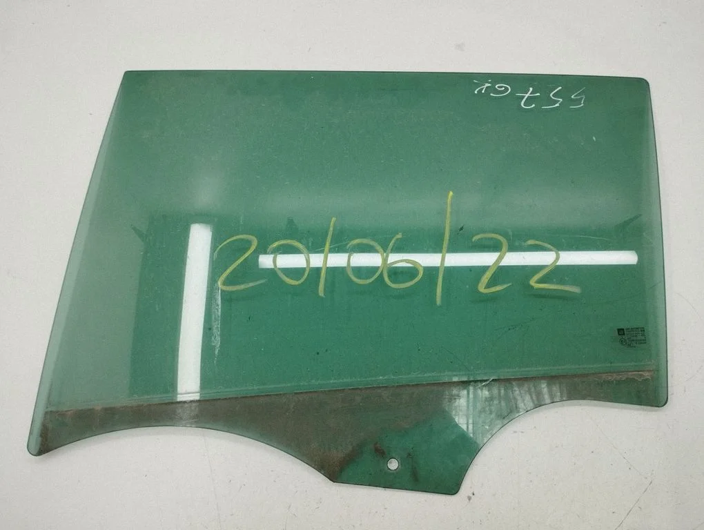 Rear door window glass – left