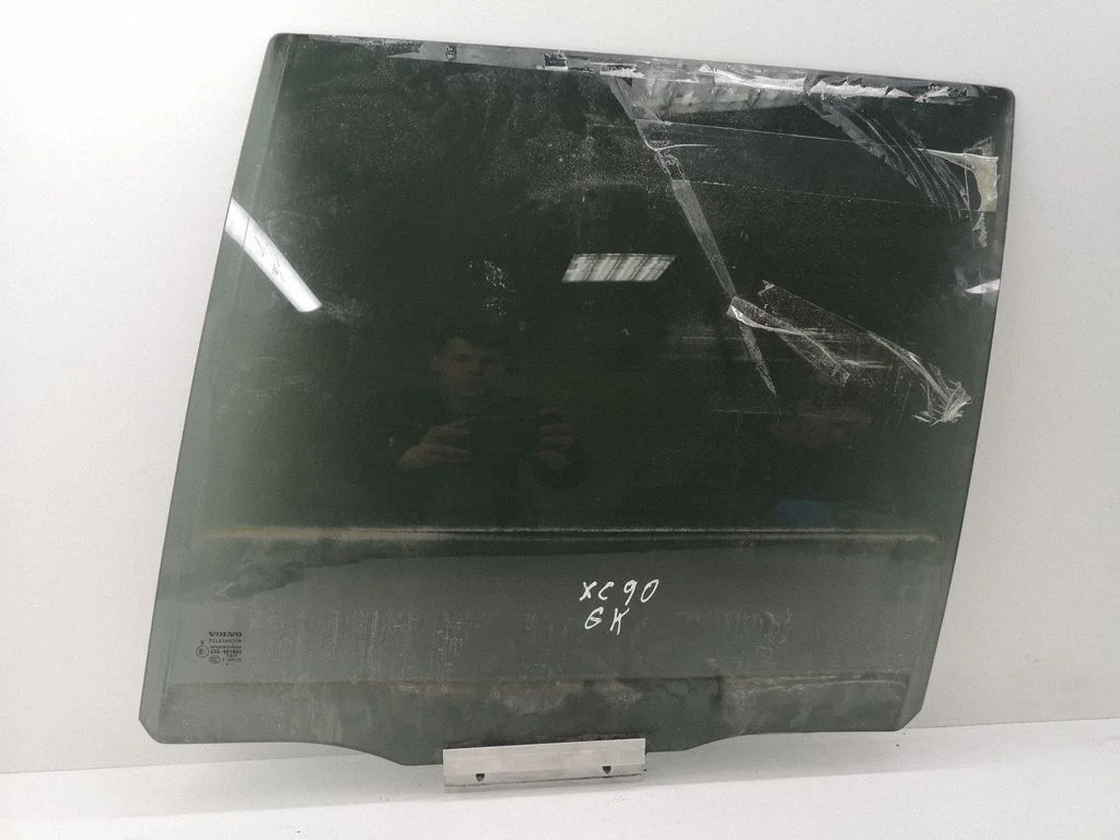 Rear door window glass – left