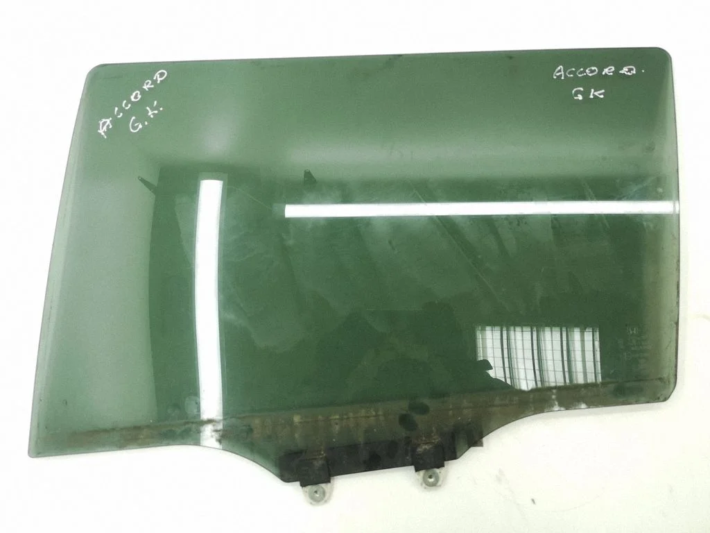 Rear door window glass – left