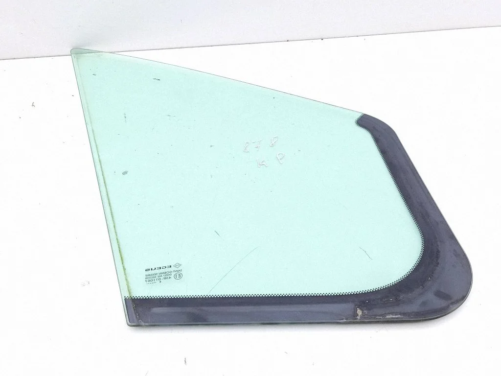 Front door vent window glass four-door – left