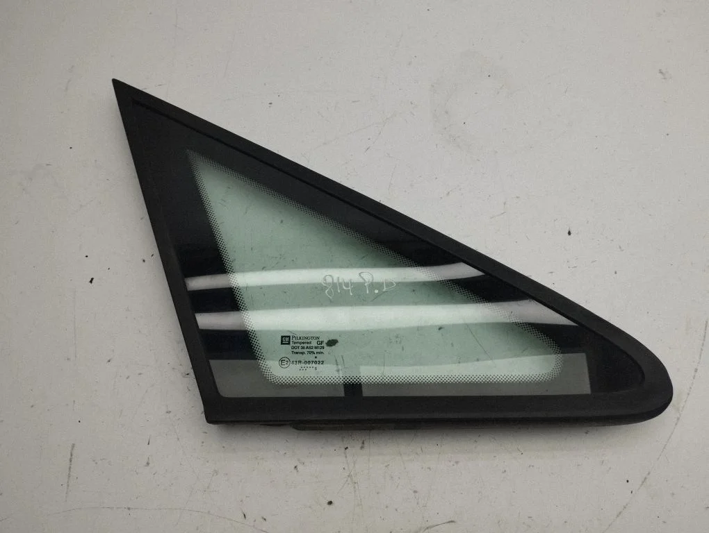 Front door vent window glass four-door – right