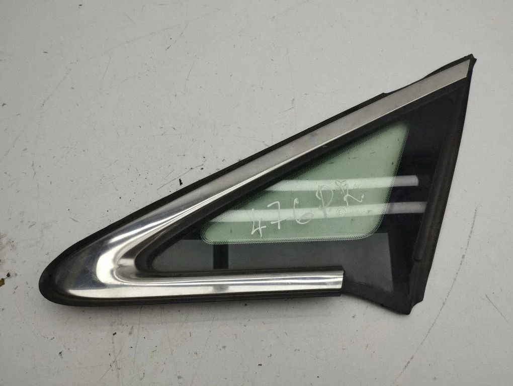 Front door vent window glass four-door – right