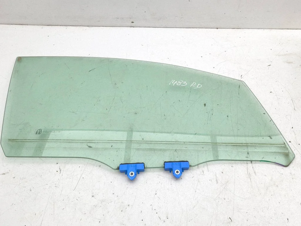 Front door window glass four-door – right