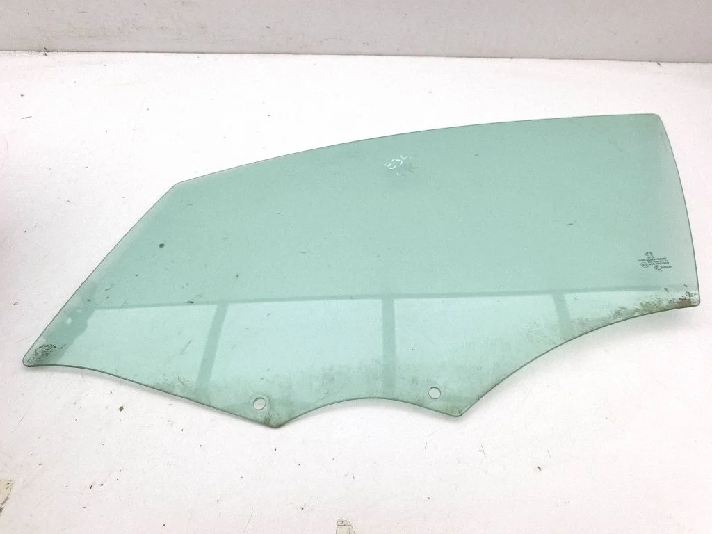 Front door window glass four-door – left