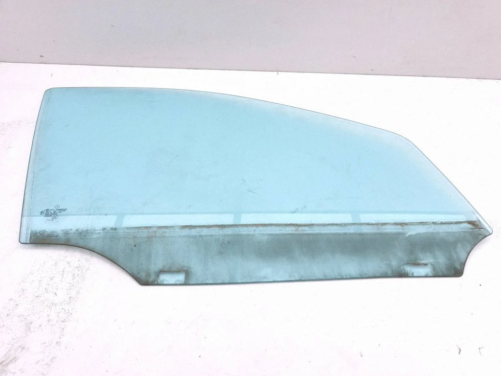 Front door window glass four-door – right