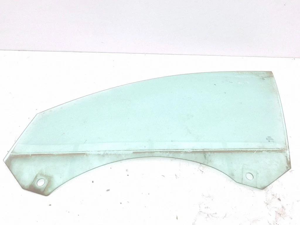Front door window glass four-door – left
