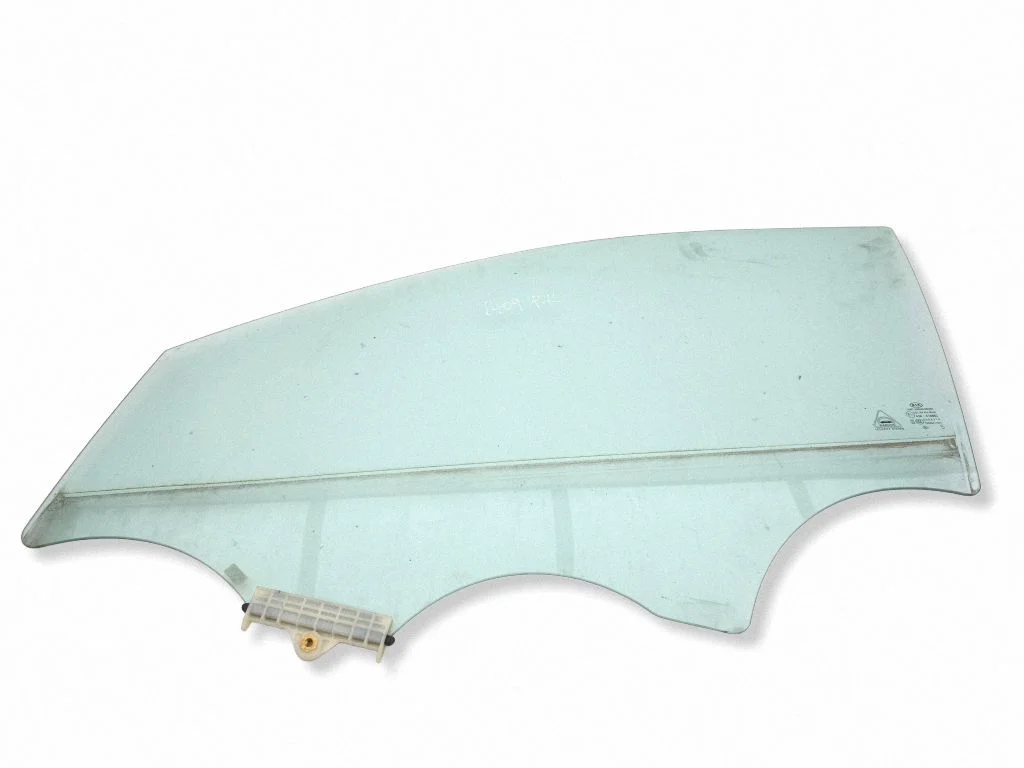 Front door window glass four-door – left