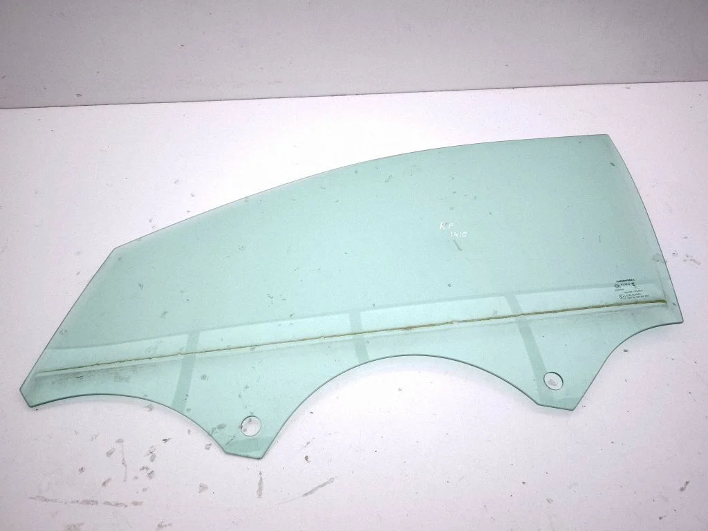 Front door window glass four-door – left
