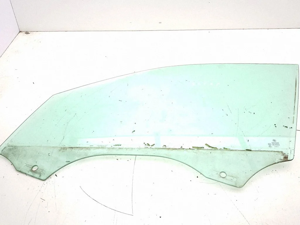 Front door window glass four-door – left