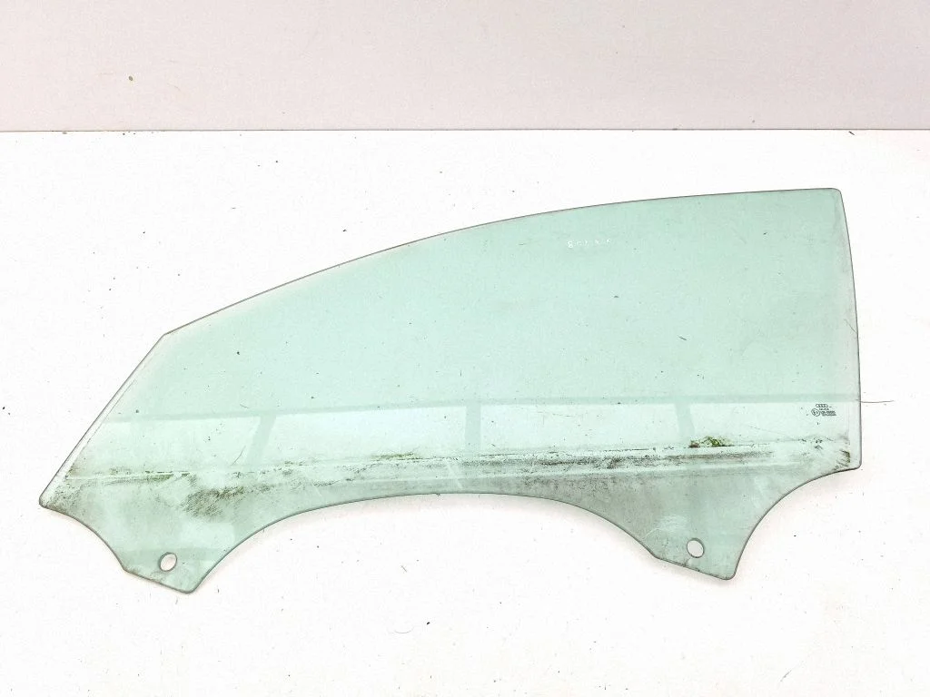 Front door window glass four-door – left