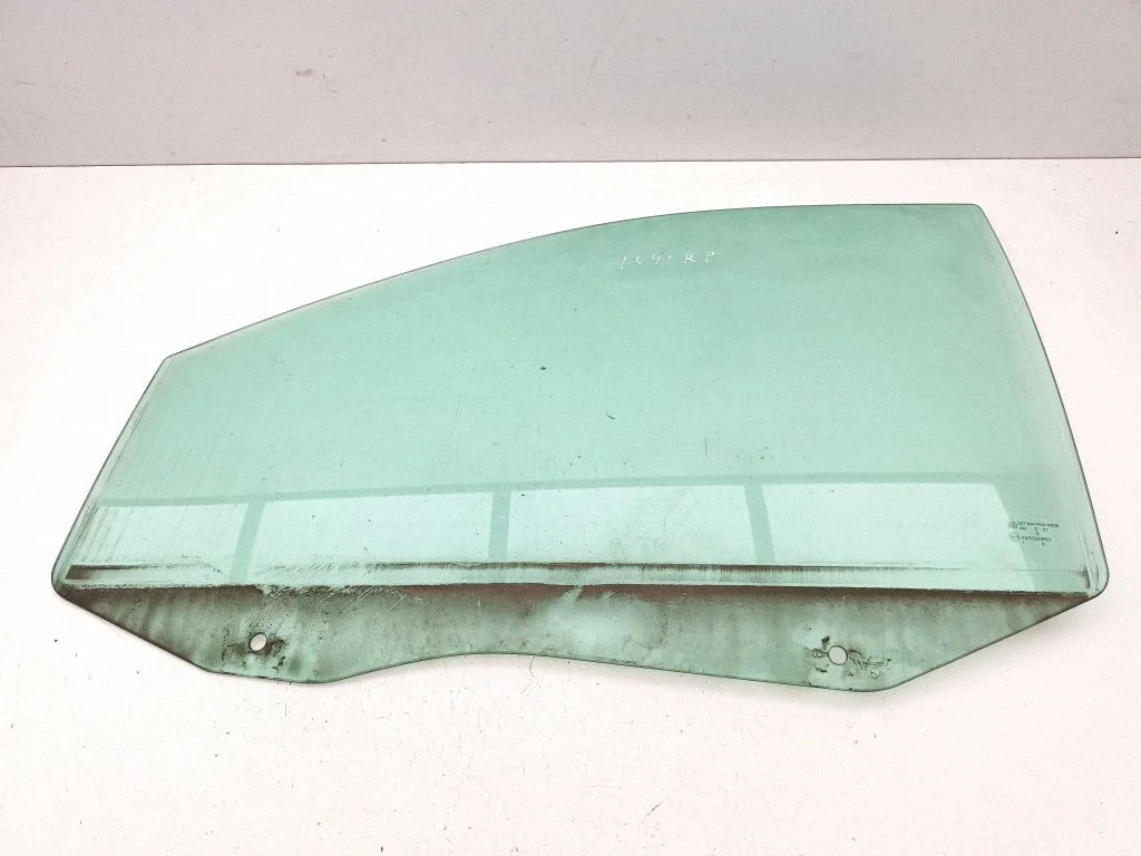 Front door window glass four-door – left