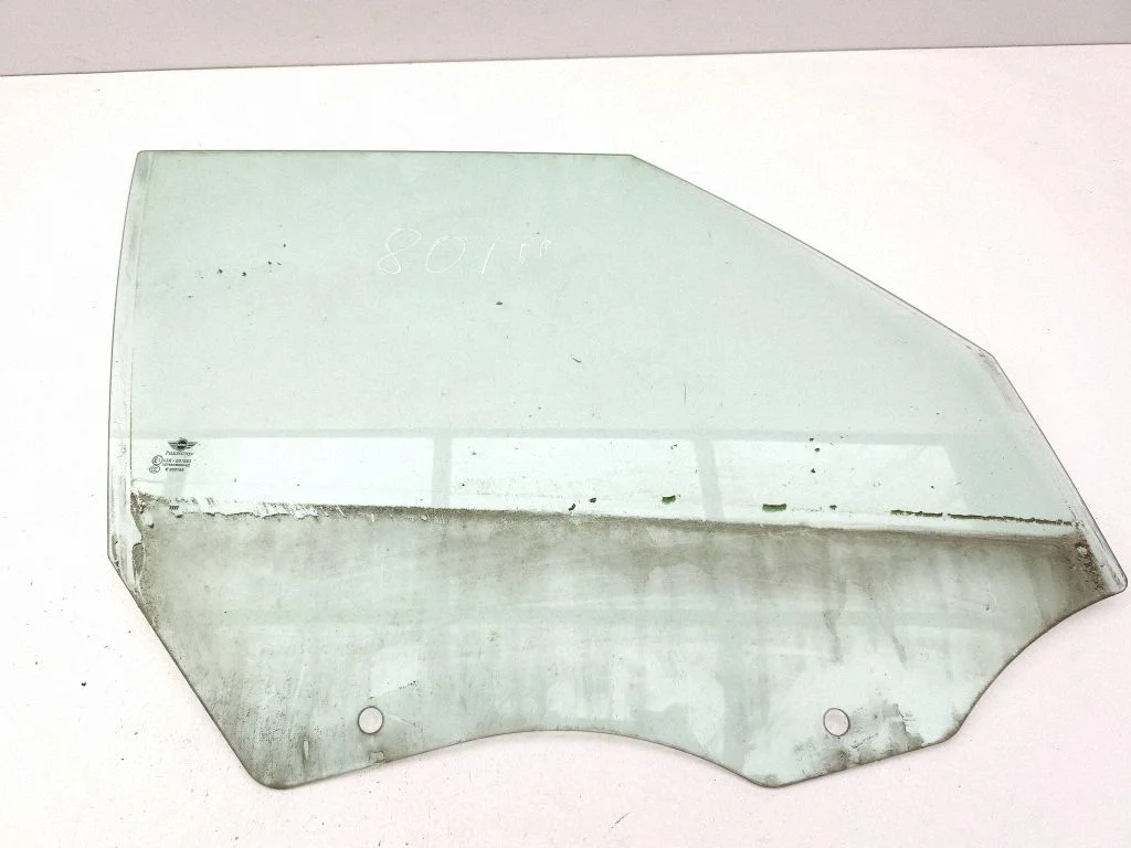 Front door window glass four-door – right