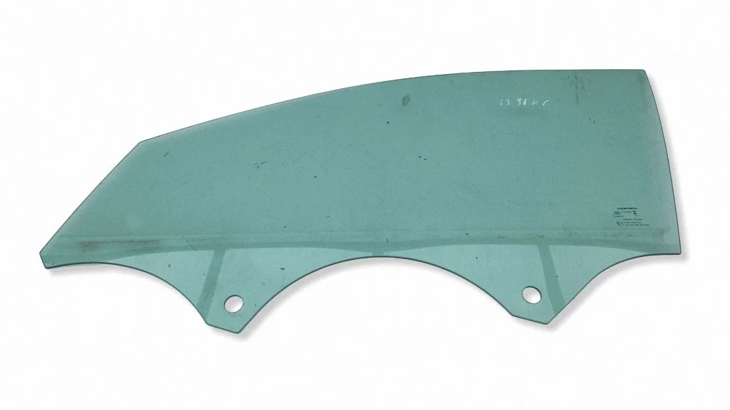 Front door window glass four-door – left