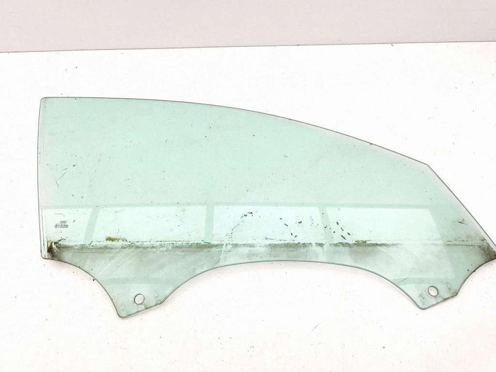 Front door window glass four-door – right