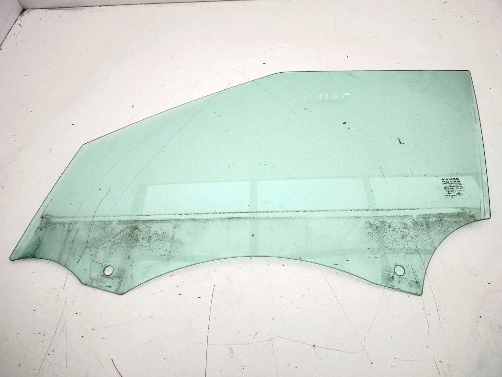 Front door window glass four-door – left