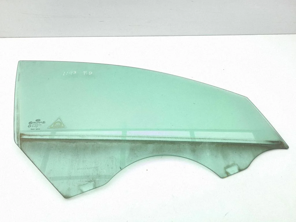 Front door window glass four-door – right