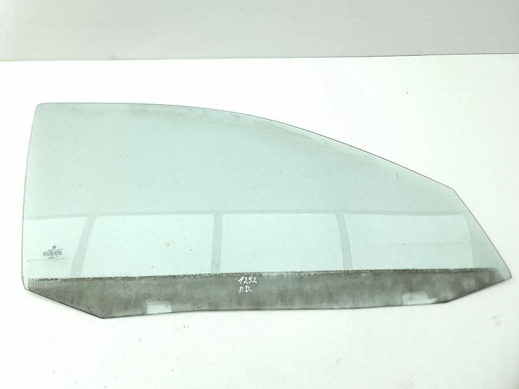 Front door window glass four-door – right