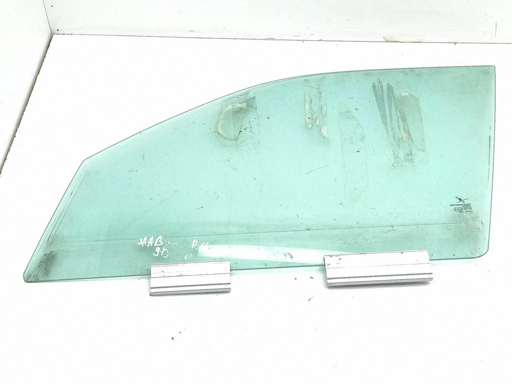 Front door window glass four-door – left