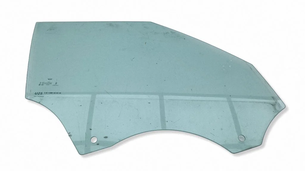 Front door window glass four-door – right
