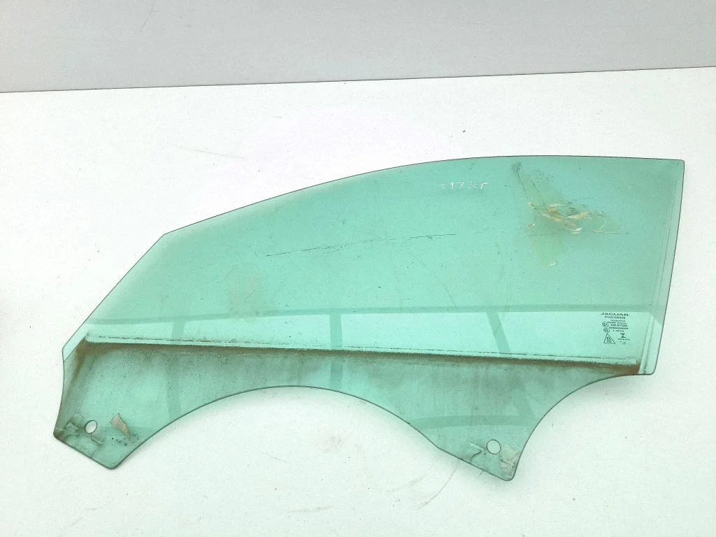 Front door window glass four-door – left