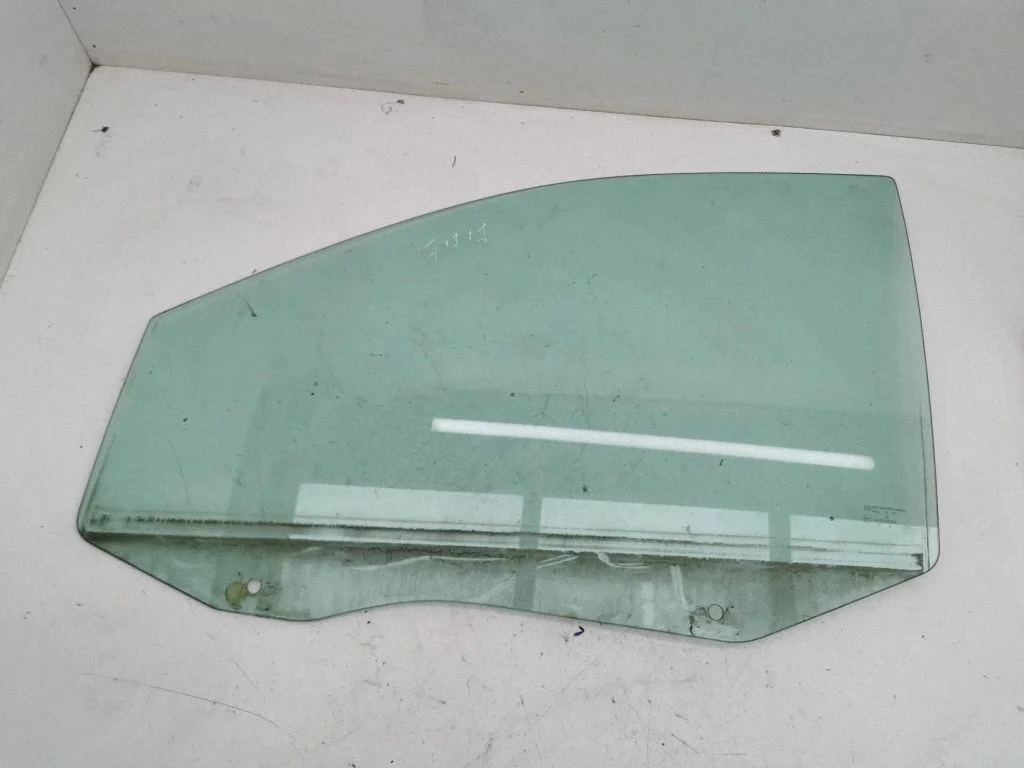 Front door window glass four-door – left