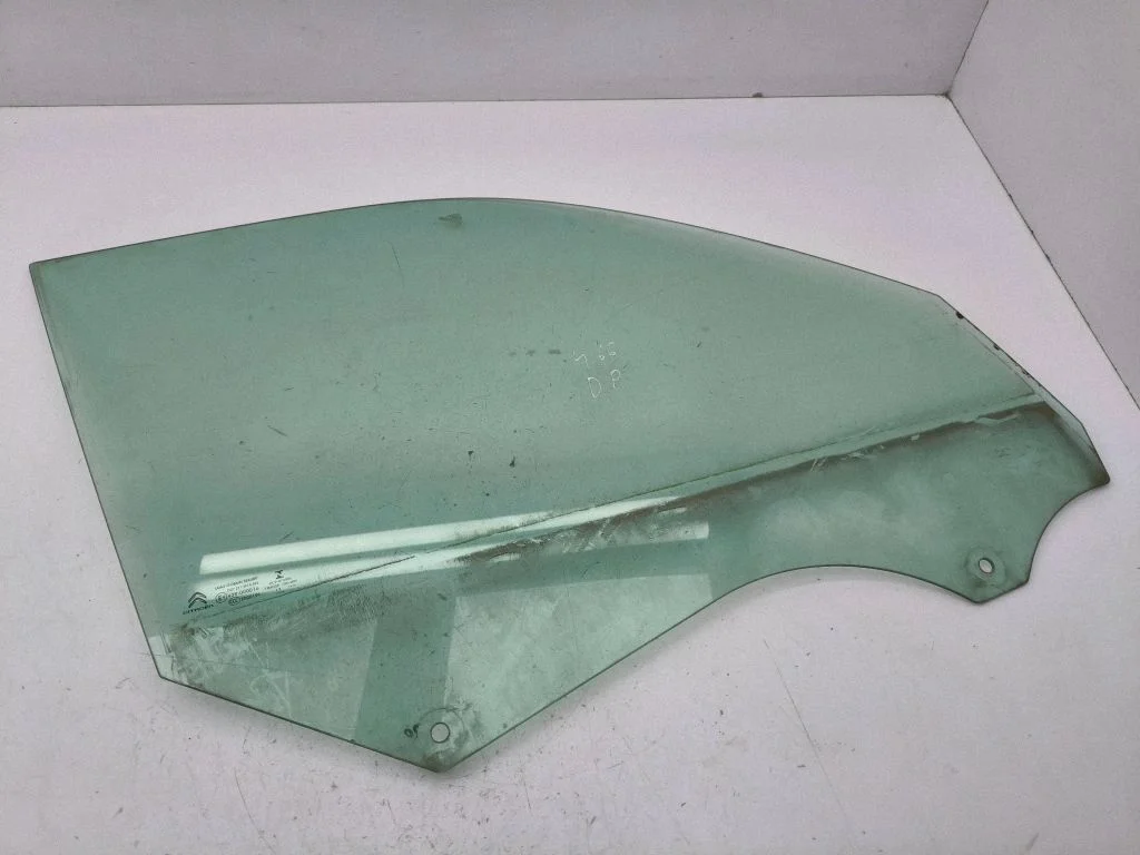 Front door window glass four-door – right