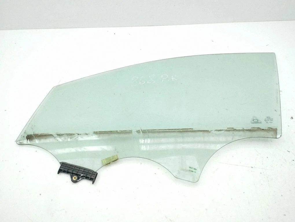 Front door window glass four-door – left
