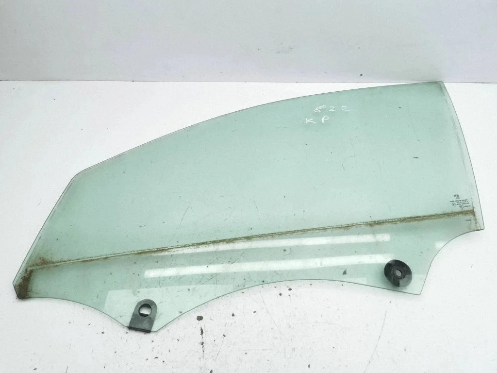 Front door window glass four-door – left