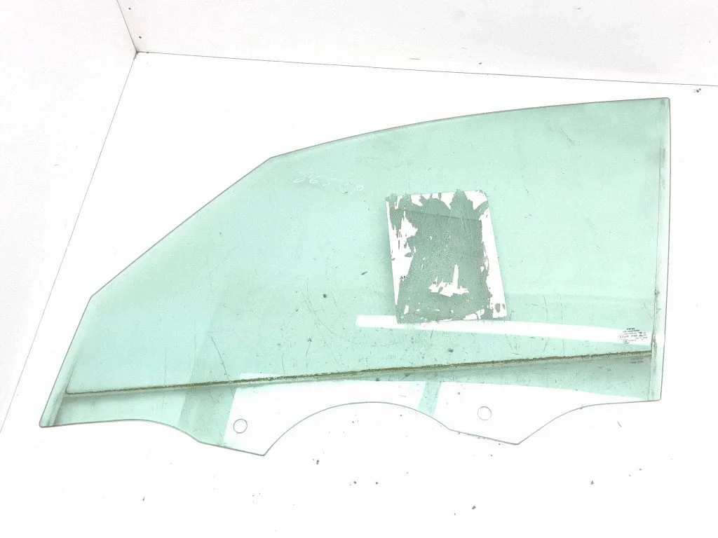 Front door window glass four-door – left
