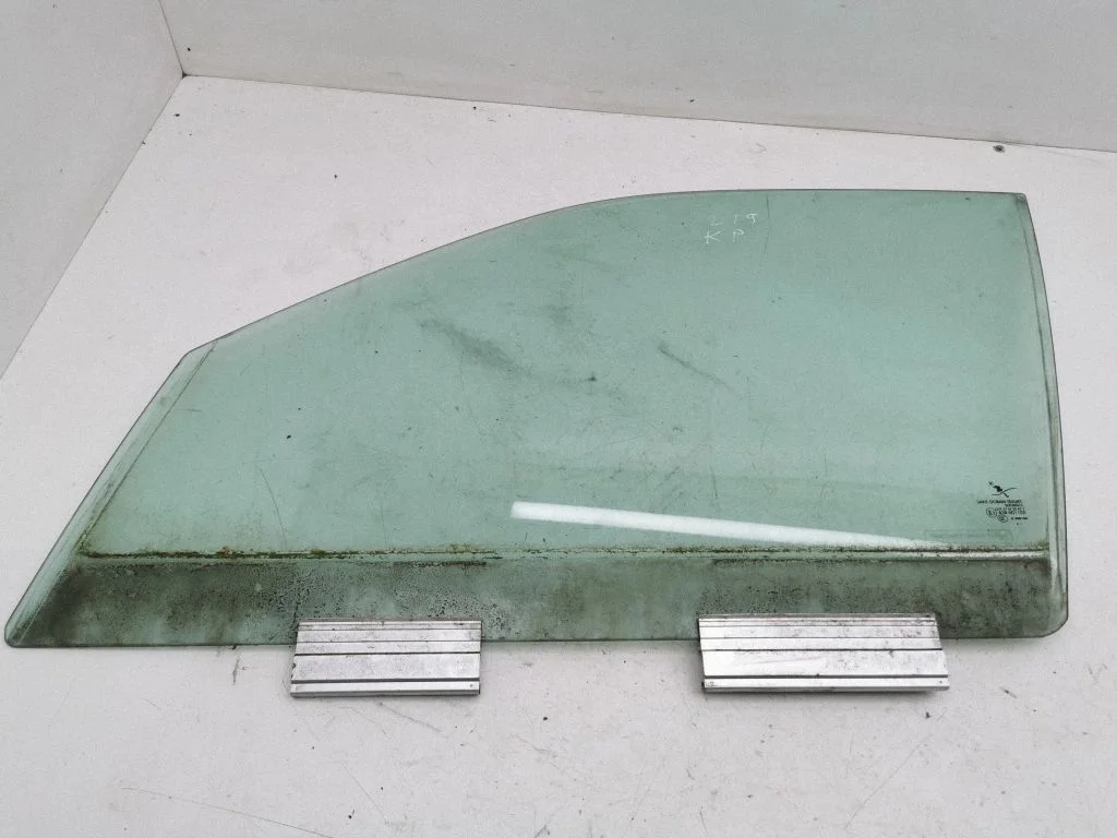 Front door window glass four-door – left