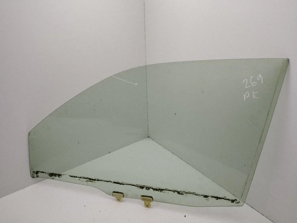 Front door window glass four-door – left