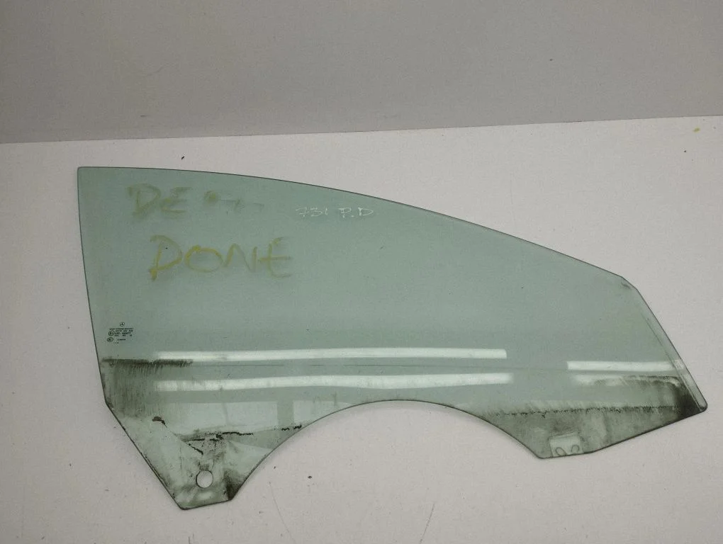Front door window glass four-door – right