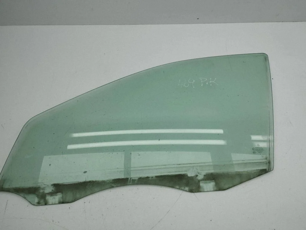 Front door window glass four-door – left