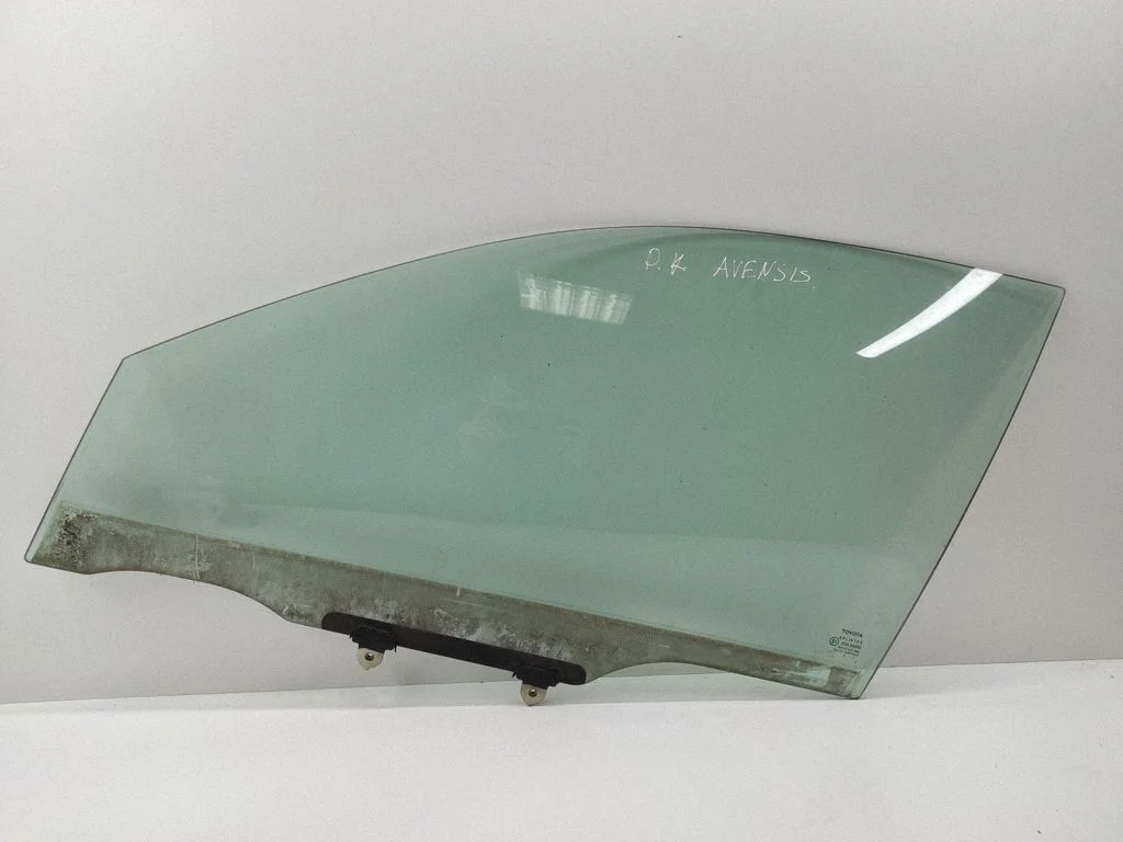 Front door window glass four-door – left