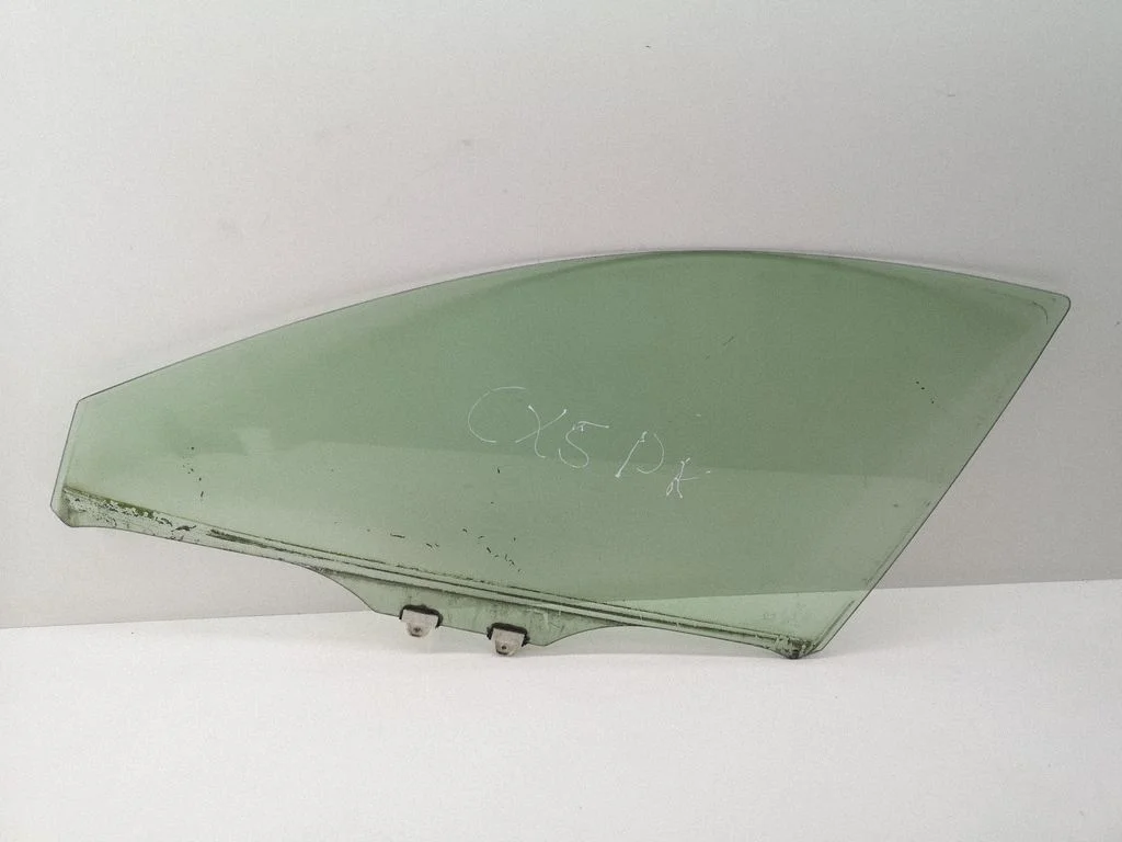Front door window glass four-door – left