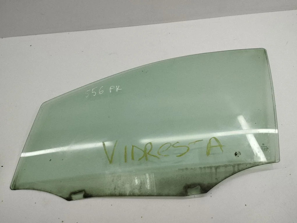 Front door window glass four-door – left