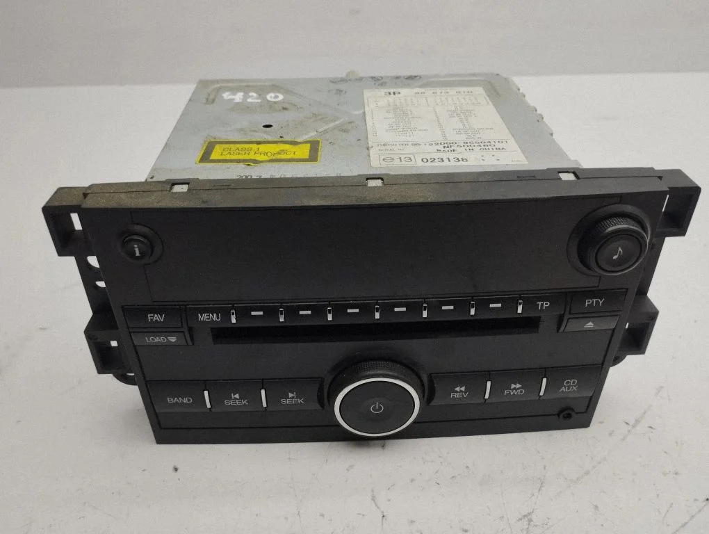 Radio/CD/DVD/GPS head unit 96673510