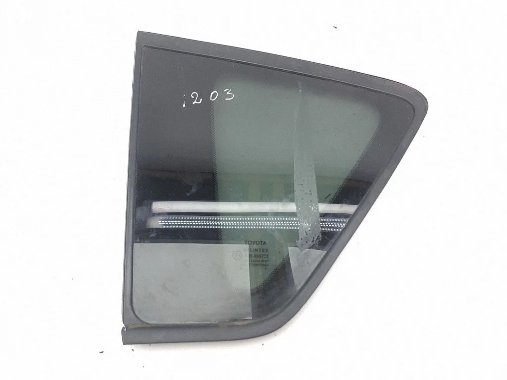 Rear side window – left