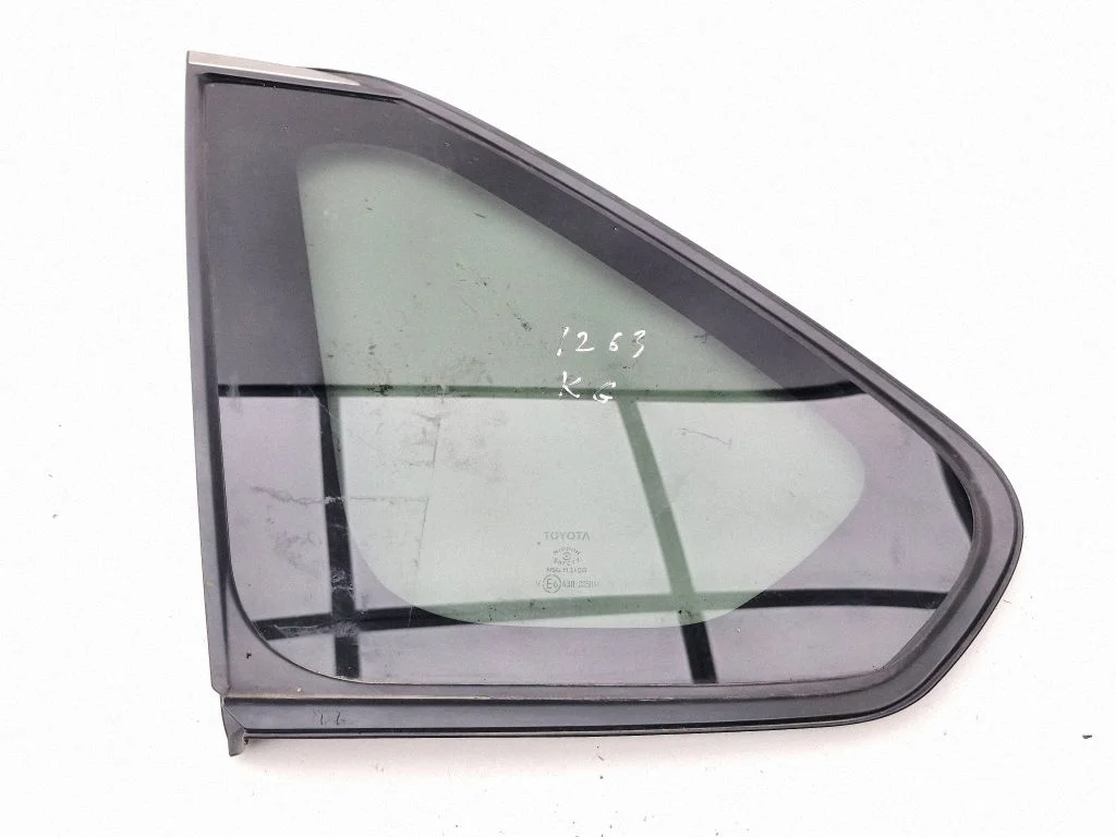 Rear side window – left