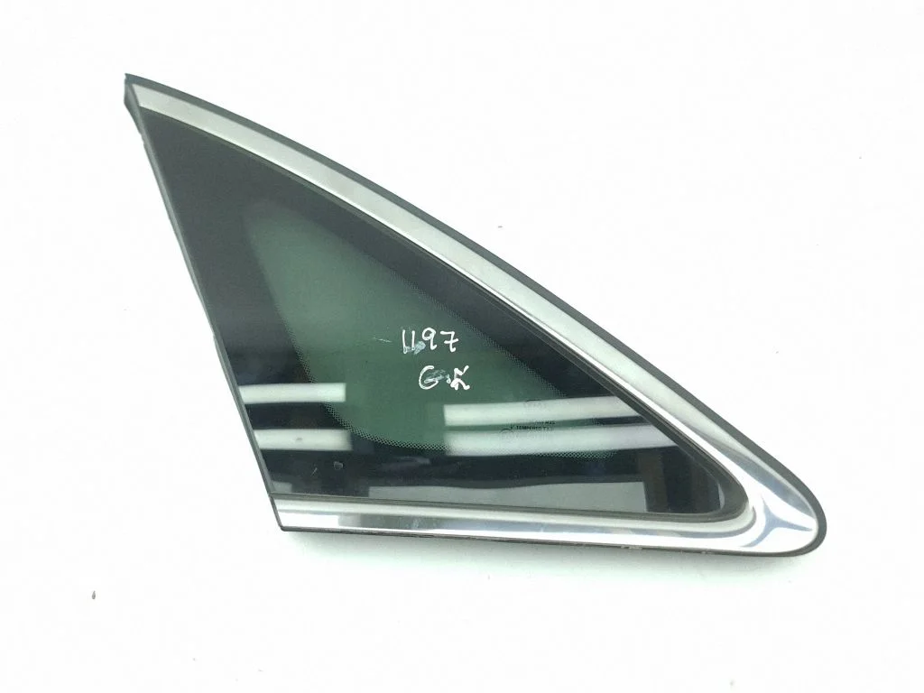 Rear side window – left