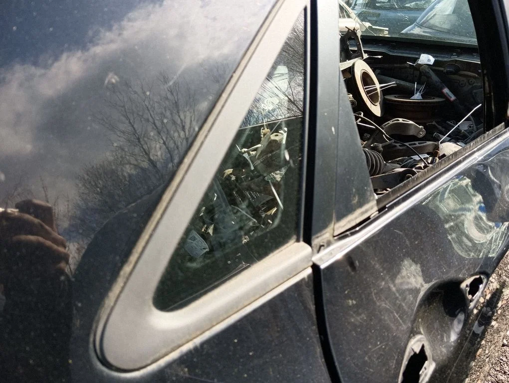 Rear side window – right