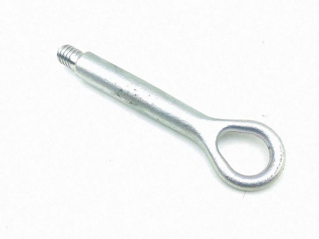 Towing hook eye