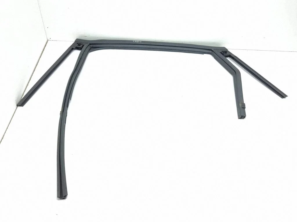 Rubber seal rear door window/glass – left