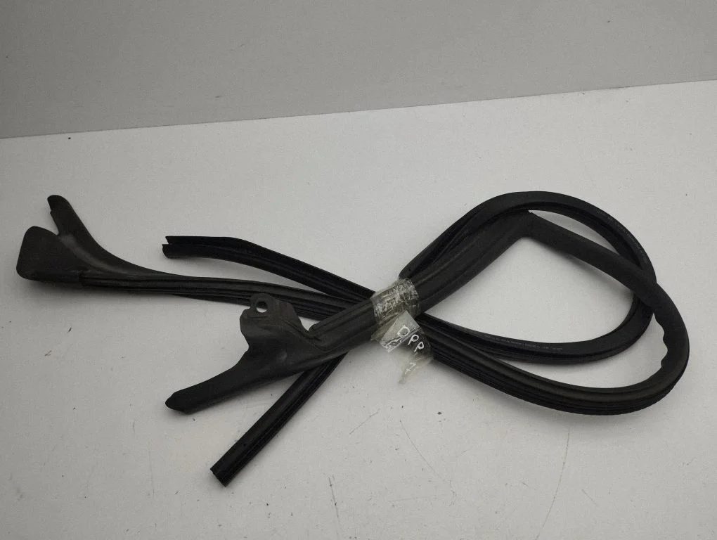 Rubber seal front door window/glass – right