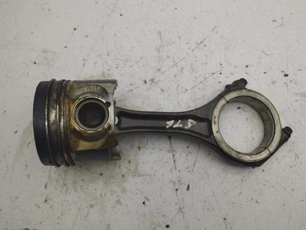 Piston with connecting rod