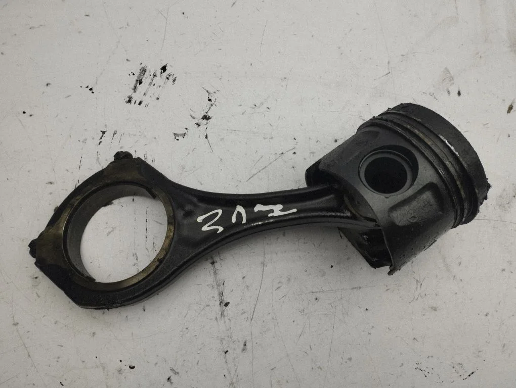 Piston with connecting rod