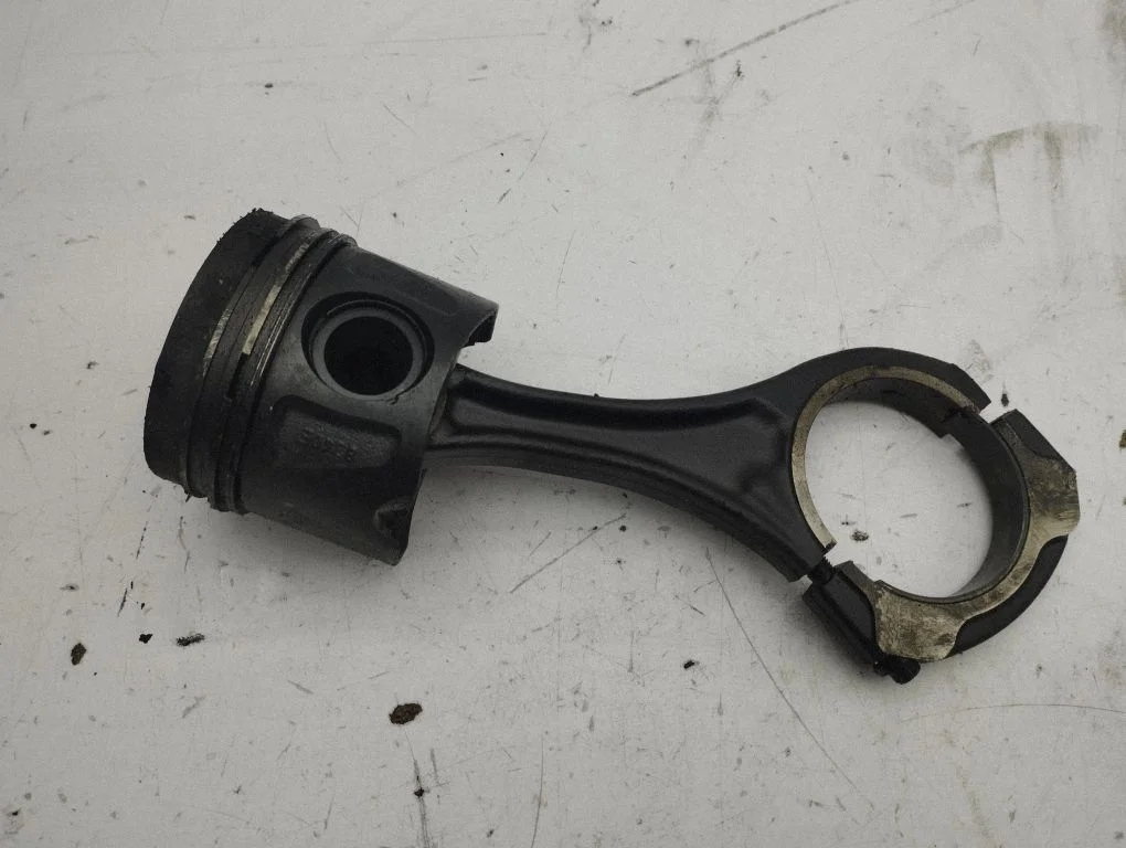 Piston with connecting rod