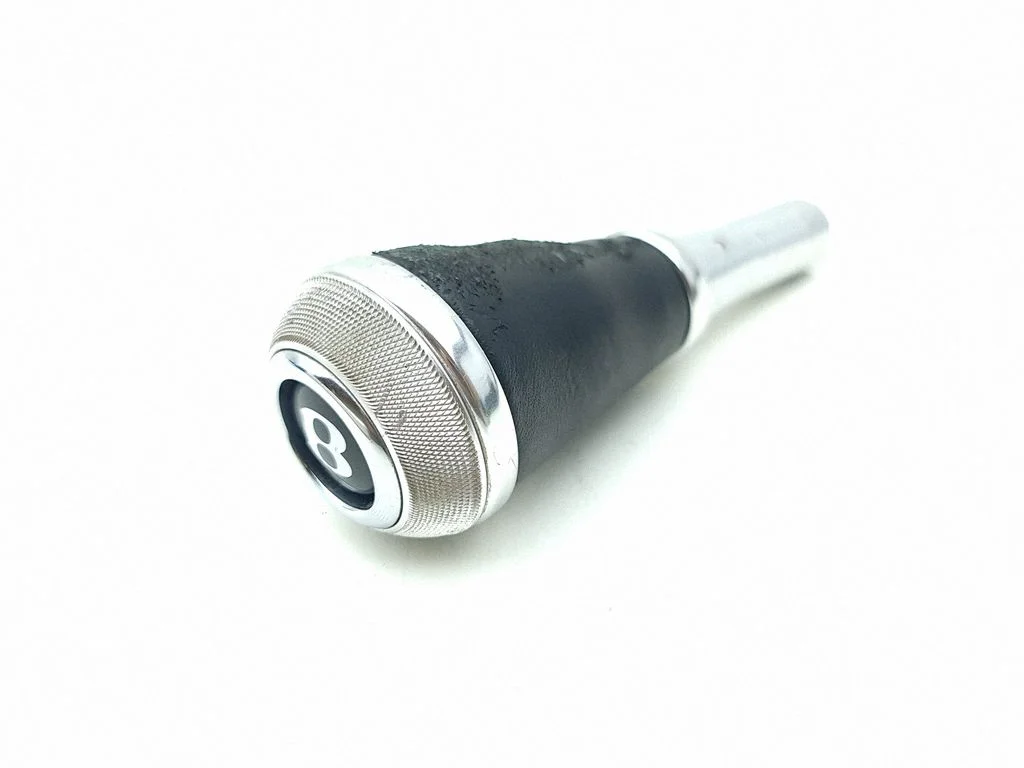 Gear lever shifter trim leather/knob