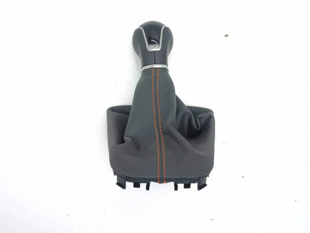 Gear lever shifter trim leather/knob 6F0711113T