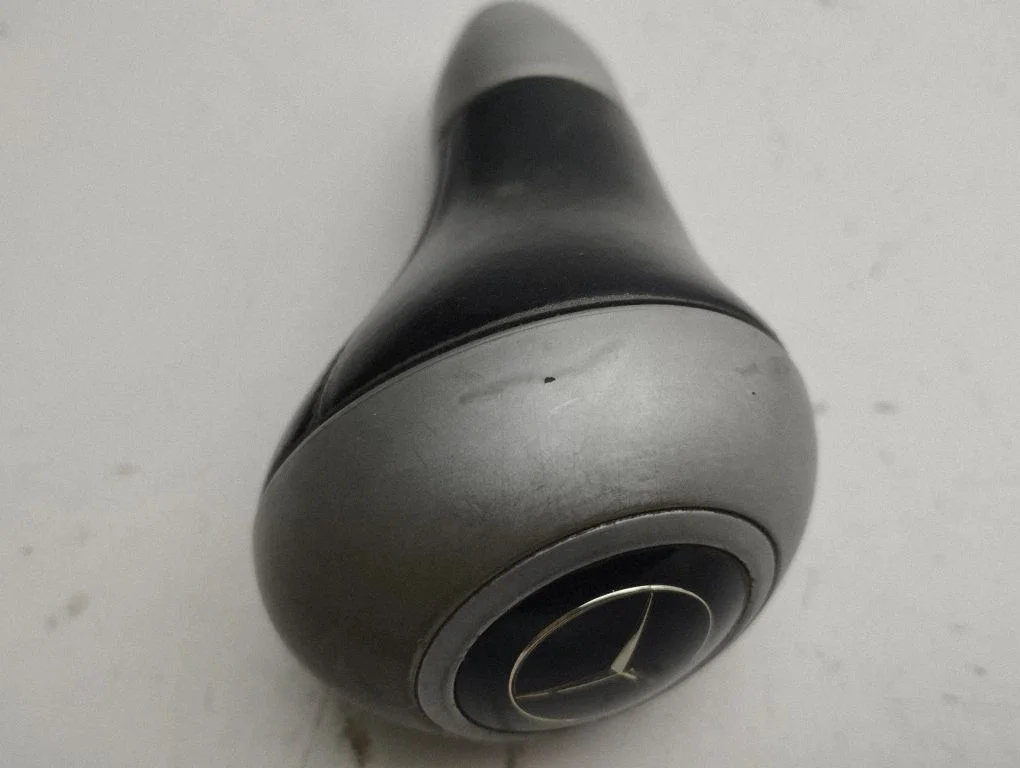 Gear lever shifter trim leather/knob